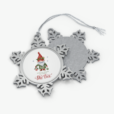 Pewter Snowflake Ornament