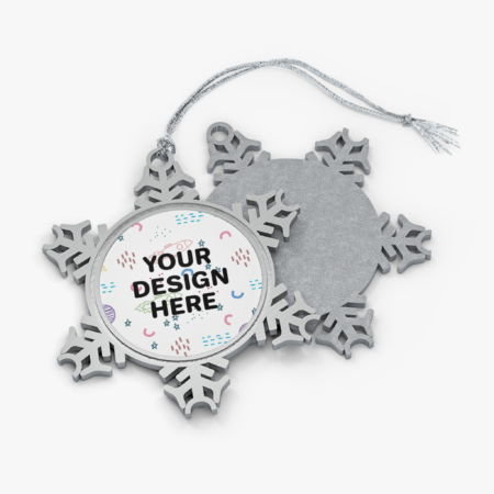 Pewter Snowflake Ornament